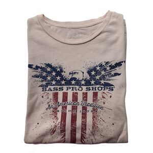 Bass Pro Shops Pink Men’s Short Sleeve Tee
